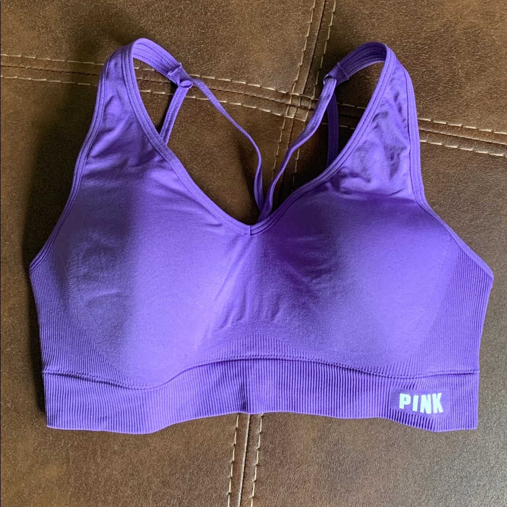 PINK Victoria's Secret Active Bra in Purple
